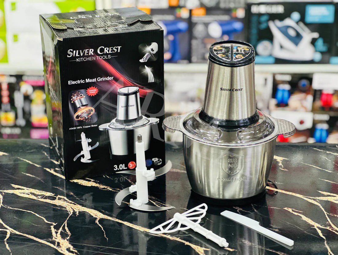 Lot Imported Silver Crest 3L Chopper | Electric Meat Grinder