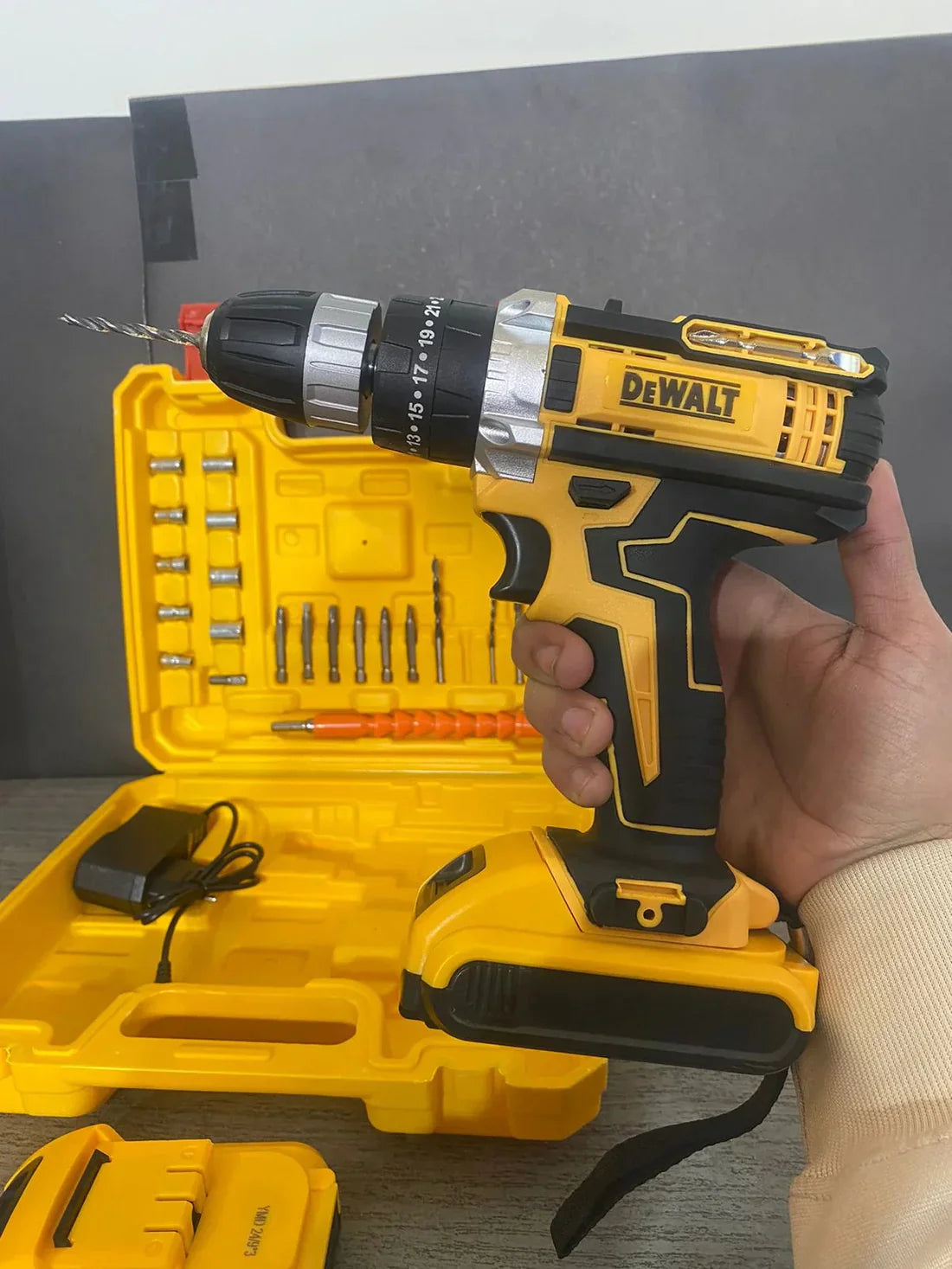 36V Dewalt drill machine and screw driver